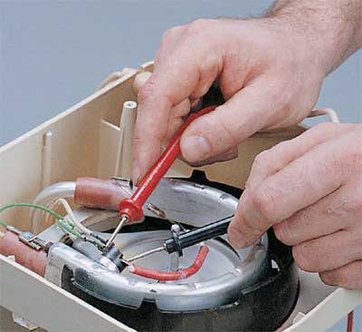 Testing a drip coffee maker's thermostat